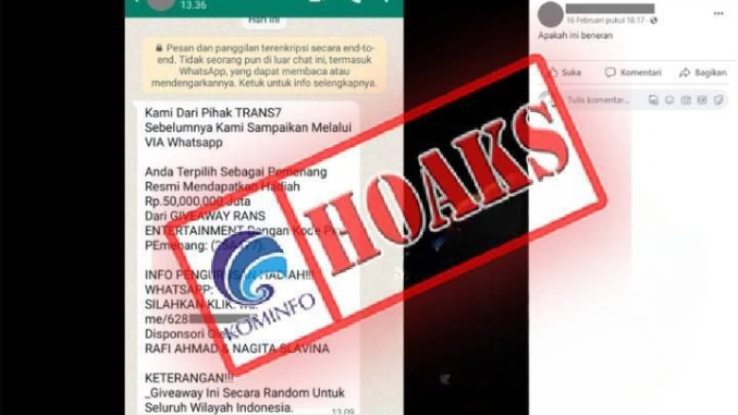 Kenali ciri-ciri penipuan giveaway yang sering terjadi di media sosial agar Anda tidak mudah tertipu dan terhindar dari kerugian finansial maupun data pribadi.